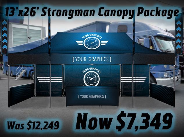 ZP Strongman Pop-up Canopy 13x26
